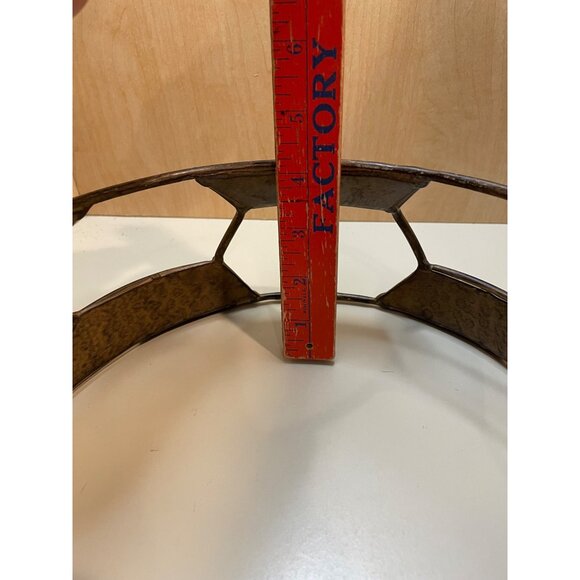 Large Sea Turtle Hammered Copper Metal Stand Decor - Picture 8 of 8